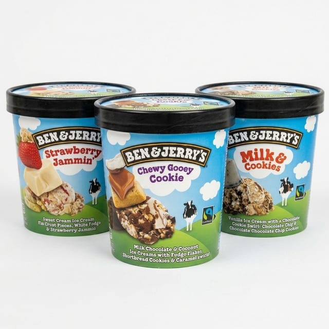 Ben & Jerry's Pints.
