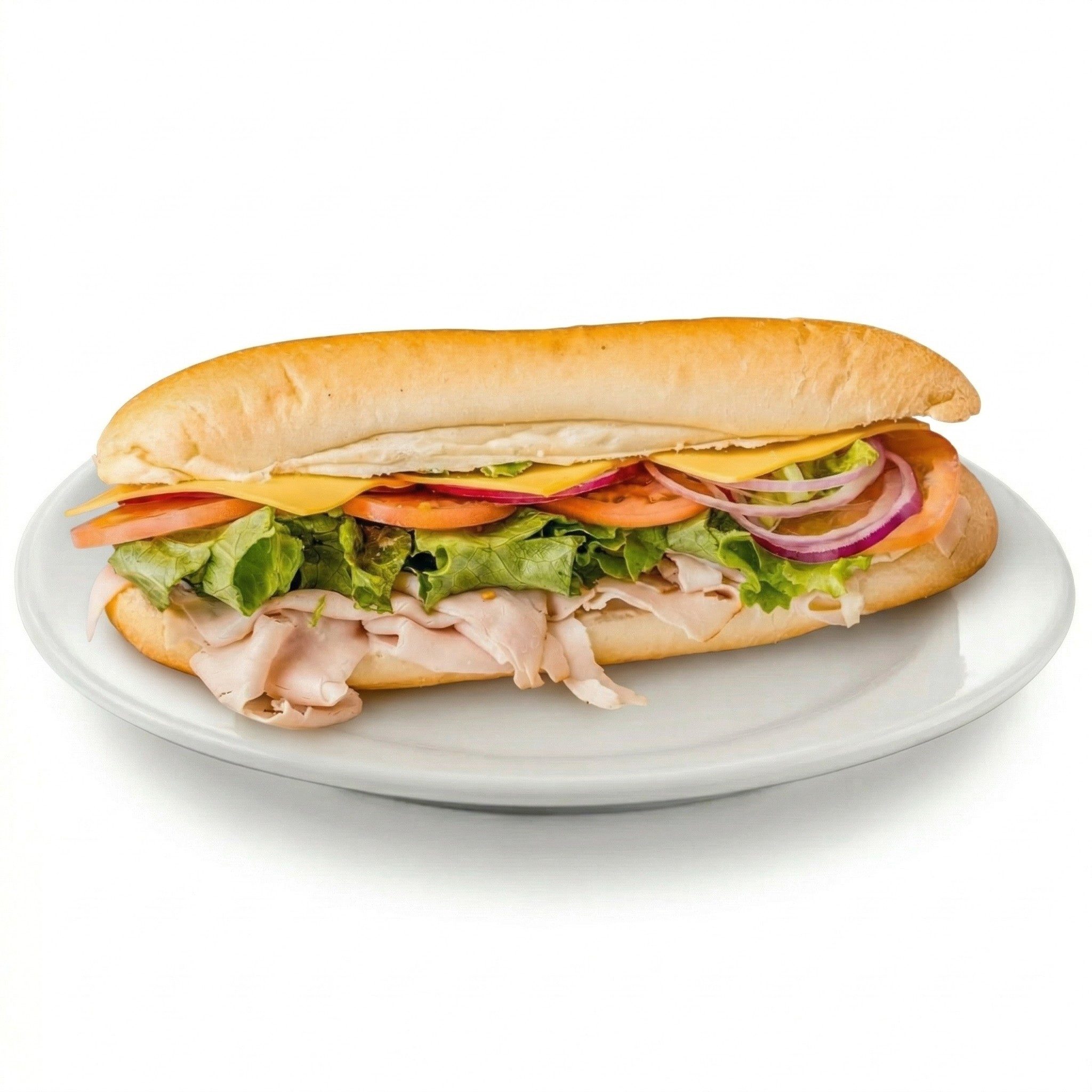 Turkey Sandwich on Hero.