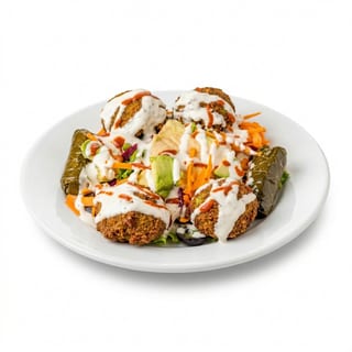 Falafel Over Salad