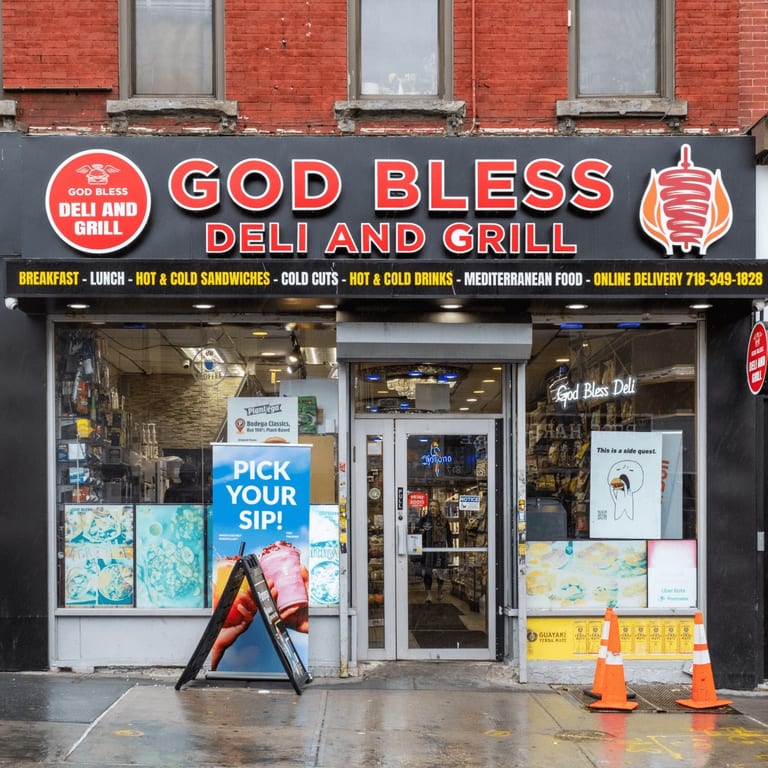 Welcome to God Bless Deli 