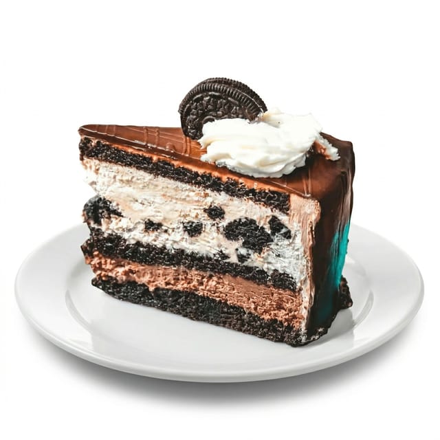 Oreo Mousse Cake.