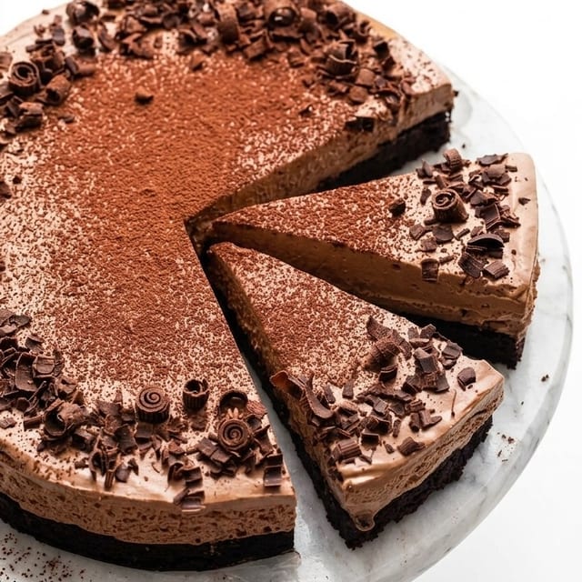 Chocolate Mousse Cake.