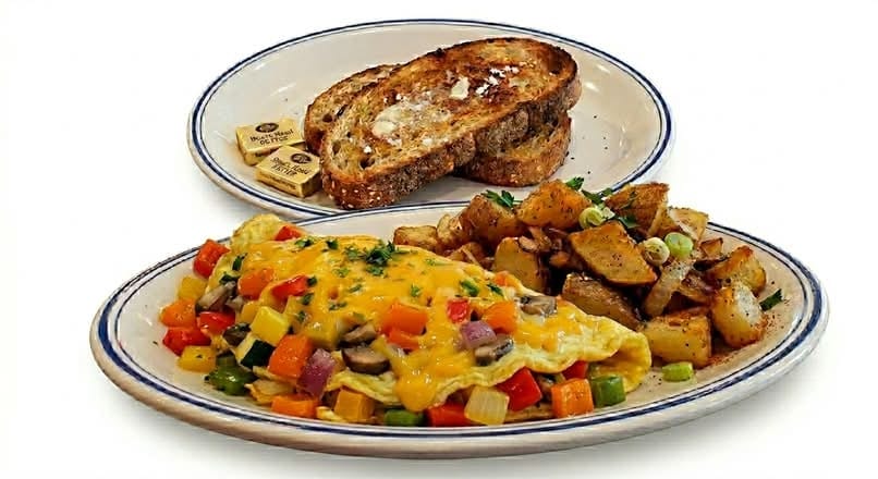 Vegetable Omelette.